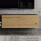 Composição de parede para área de estar de design moderno Made in Italy - Margit Viadurini