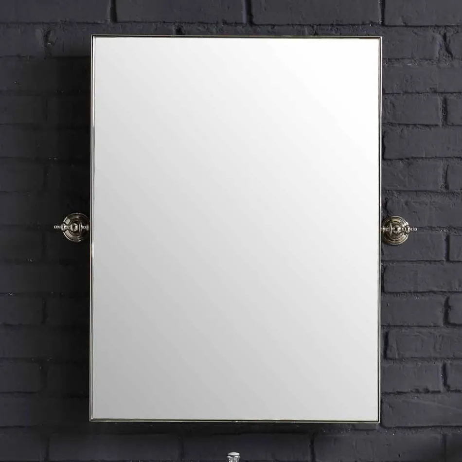 Composição de móveis de casa de banho com lavatório na estrutura metálica Viadurini