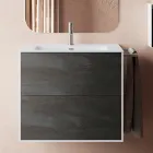 Composição de Banheiro Composta por Espelho e Base Antirrisco Made in Italy - Kilos Viadurini