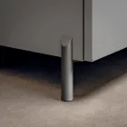 Conjunto para banheiro com 1 gaveta, pia de resina antracite e espelho - Titan Viadurini