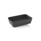 Conjunto para banheiro com 1 gaveta, pia de resina antracite e espelho - Titan Viadurini