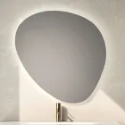 Conjunto para banheiro com 2 gavetas, 2 compartimentos abertos e pia - Elios Viadurini