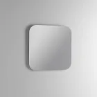 Conjunto para banheiro com 2 gavetas de carvalho, pia de cerâmica e espelho - Titan Viadurini