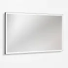 Conjunto para banheiro com 4 gavetas Avio Blue, espelho e pia - Velaria Viadurini