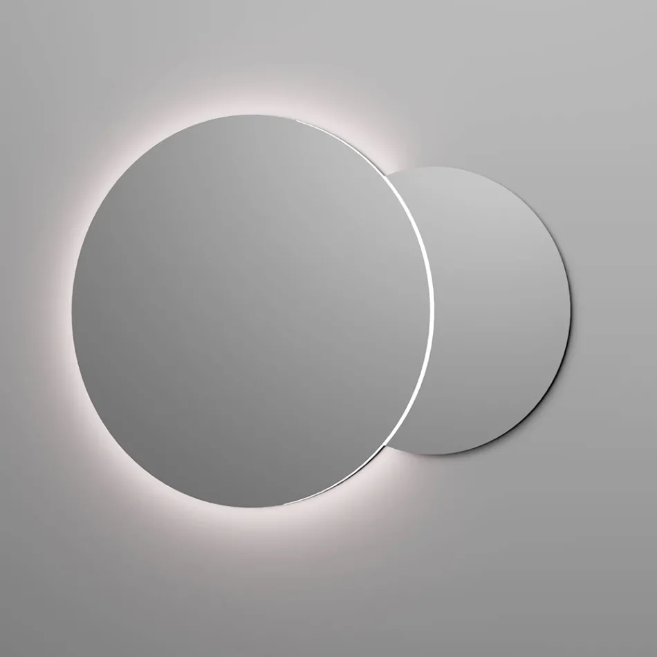 Conjunto para banheiro com 4 gavetas em carvalho Rio, espelho e pia - Velaria Viadurini