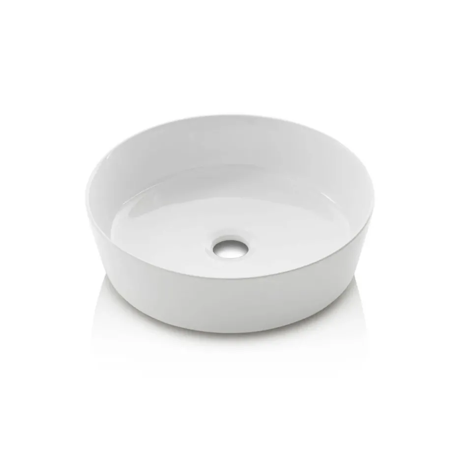 Conjunto para banheiro com 4 gavetas em carvalho Rio, espelho e pia - Velaria Viadurini