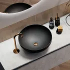 Composição de Casa de Banho com Lavatório, Base Suspensa e Espelho Made in Italy - Dream Viadurini