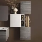 Composição de Banheiro com Lavatório em Resina, Made in Italy Base Antirrisco - Dream Viadurini