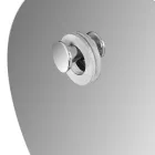 Composição de banheiro de design cinza completa com acessórios esmaltados - Georges Viadurini