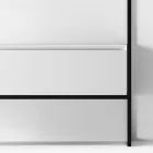 Composição de banheiro em cerâmica e espelho feito na Itália - Hoscar Viadurini