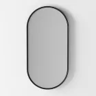 Composição de banheiro em cerâmica e espelho feito na Itália - Hoscar Viadurini