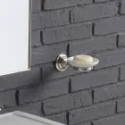 Composição de lavatório de coluna de cerâmica branca Ania Viadurini