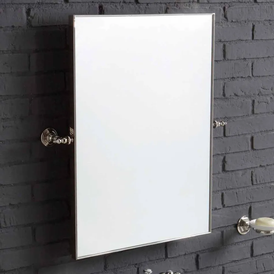 Composição de lavatório de coluna de cerâmica branca Ania Viadurini