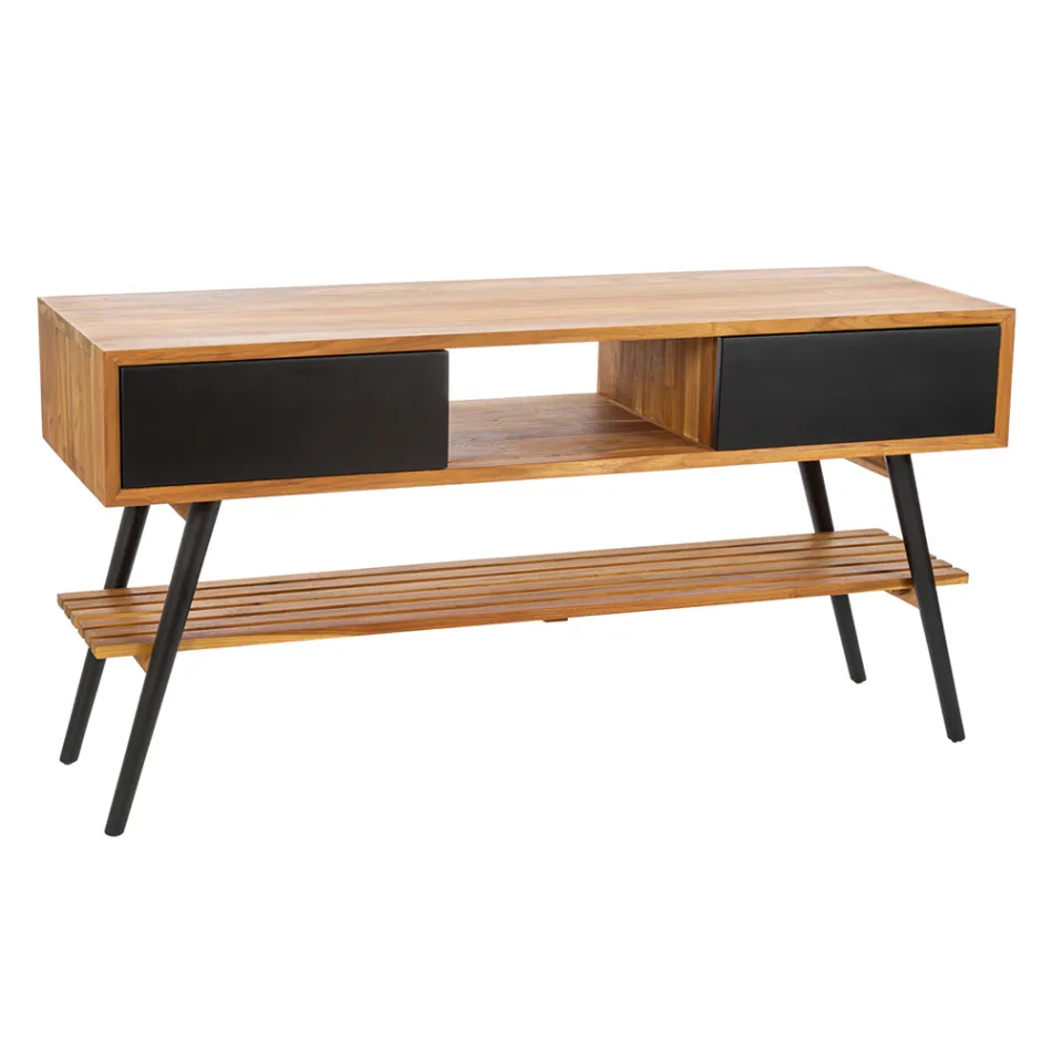 Composição de banheiro preto moderno no chão incluindo acessórios - Georges Viadurini