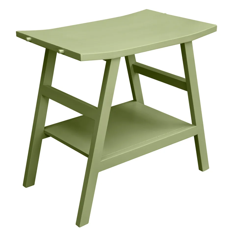 Composição de banheiro verde com armário e acessórios anti-riscos - Patryk Viadurini