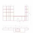 Composição de móveis de banheiro suspensos e modernos, móveis de design - Callisi12 Viadurini