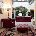 Composição de sala com sofá, poltrona e banco Made in Italy - Spassoso