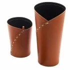 Composição do escritório de design moderno em couro fabricado na Itália - Giulio Viadurini