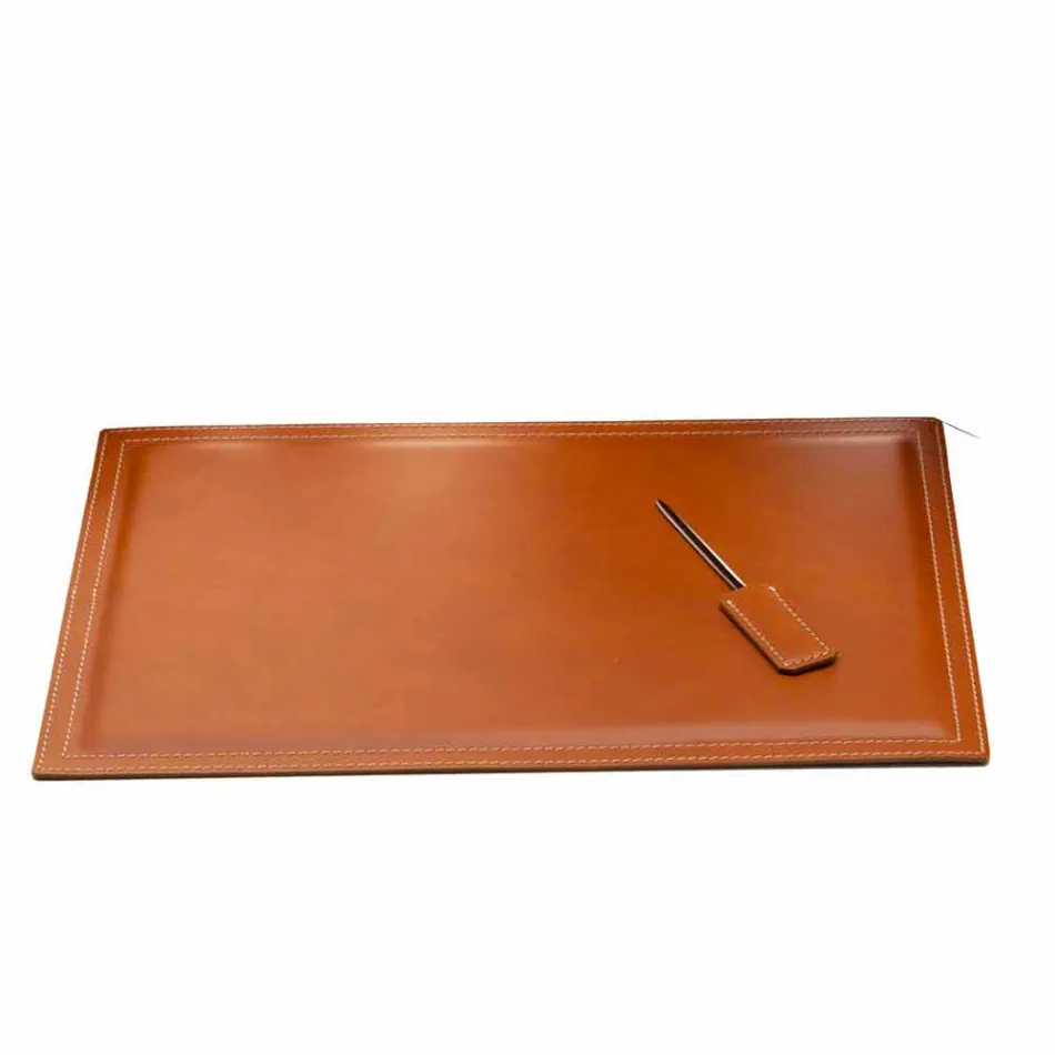 Composição do escritório de design moderno em couro fabricado na Itália - Giulio Viadurini