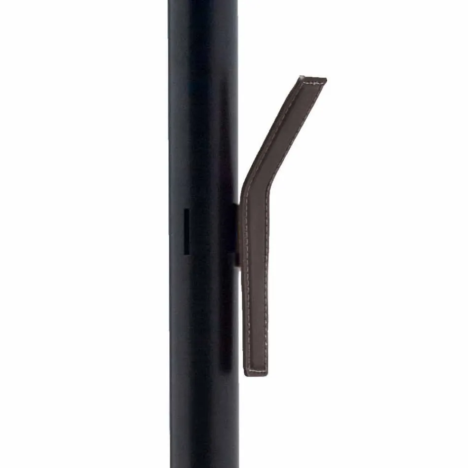 Composição do escritório de design moderno em couro fabricado na Itália - Andrea Viadurini