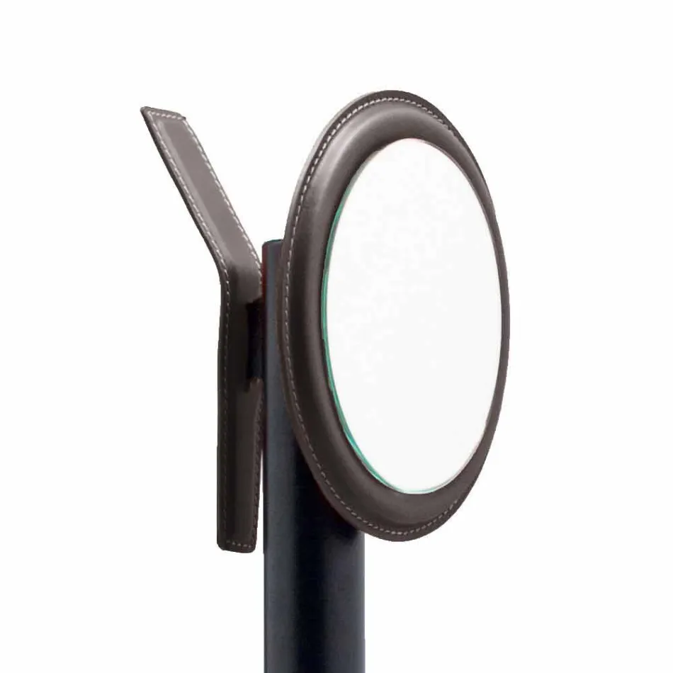 Composição do escritório de design moderno em couro fabricado na Itália - Andrea Viadurini