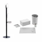 Composição do escritório de design moderno em couro fabricado na Itália - Andrea Viadurini