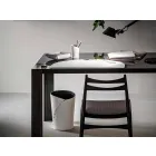 Composição moderna de escritório em couro regenerado fabricada na Itália - Meduna Viadurini