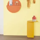 Composição de 2 Mesas de Centro Modernas em Aço Made in Italy - Poplar Viadurini