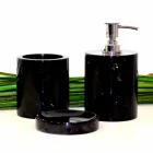 Composição de 3 Acessórios de Banheiro em Mármore Polido Made in Italy - Trevio Viadurini