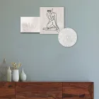 Composição de 3 Painéis com Estilização de Mulher Made in Italy - Kaori Viadurini