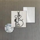 Composição de 3 Painéis com Estilização de Amor Made in Italy - Keina Viadurini