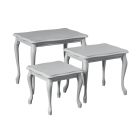 Composição de 3 mesas de centro de diferentes tamanhos Made in Italy - Mummu Viadurini