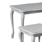 Composição de 3 mesas de centro de diferentes tamanhos Made in Italy - Mummu Viadurini