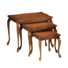 Composição de 3 mesas de centro de diferentes tamanhos Made in Italy - Mummu Viadurini