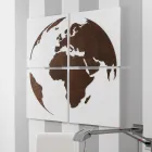 Composição de 4 Painéis Representando o Mundo Made in Italy - Ciro Viadurini