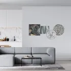 Composição de 4 Painéis com a Estilização do Beijo Made in Italy - Kanna Viadurini