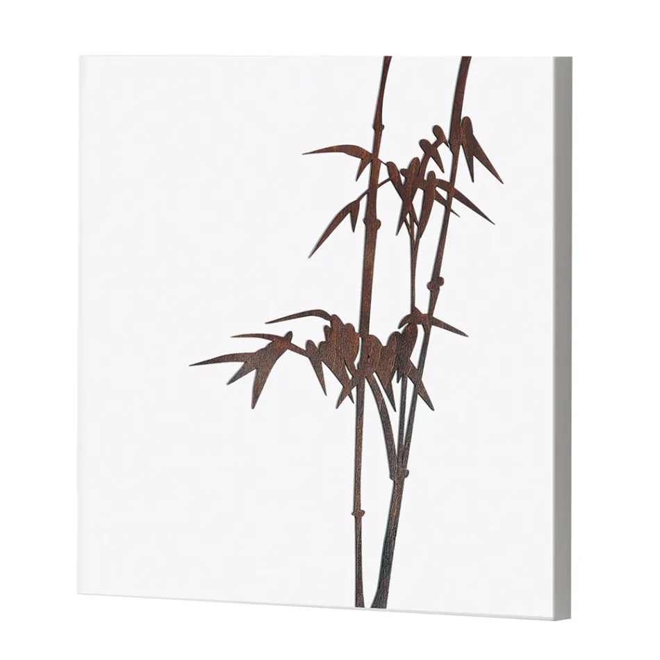 Composição de 4 Painéis com Hortênsias, Allium e Thypha Made in Italy - Cálculo Viadurini