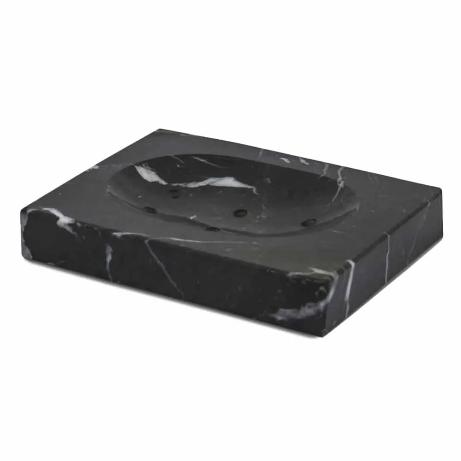 Composição dos acessórios para banheiros de mármore fabricados na Itália, 4 peças - Deano Viadurini