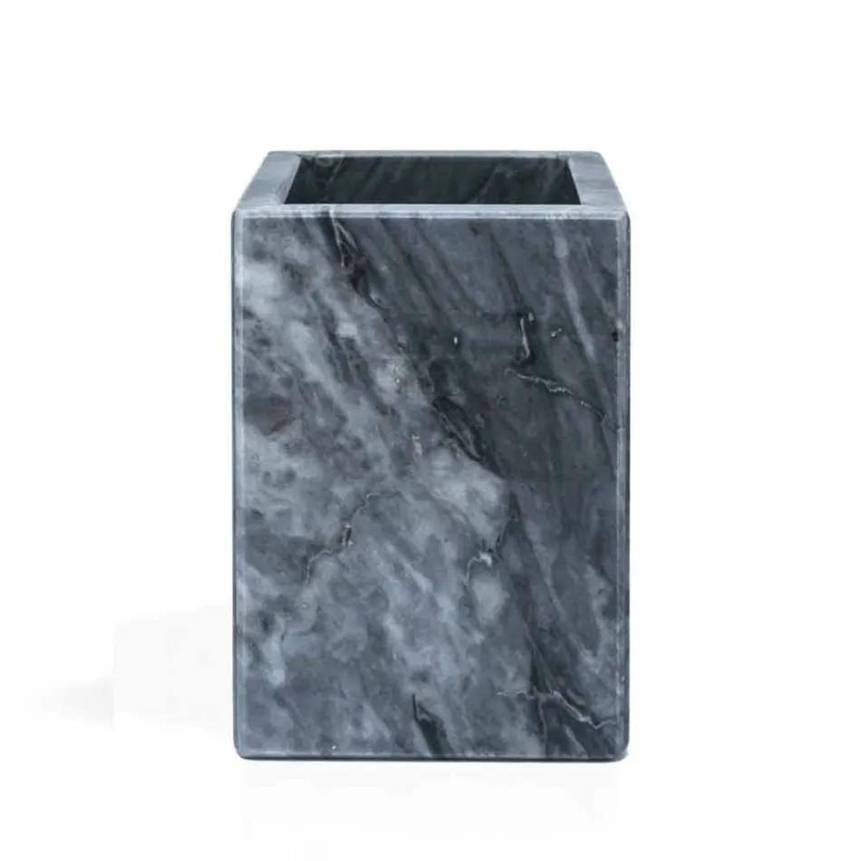 Composição dos acessórios para banheiros de mármore fabricados na Itália, 4 peças - Deano Viadurini