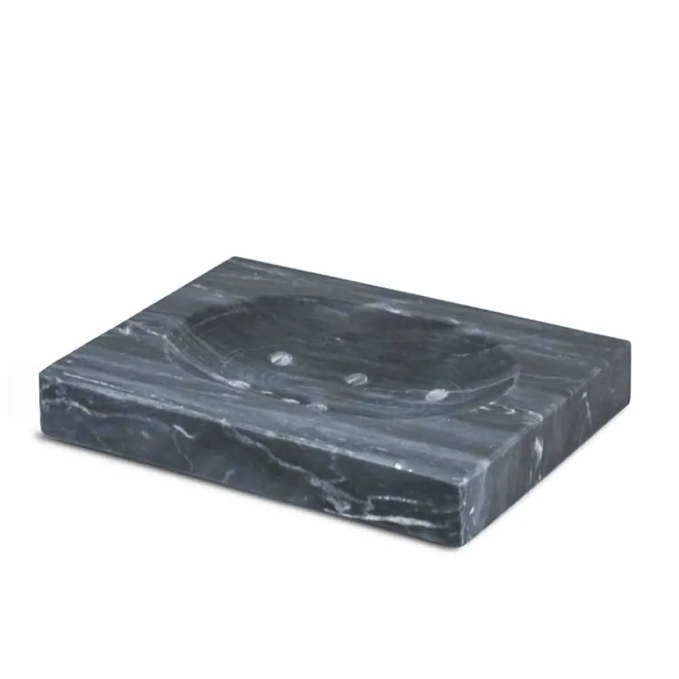 Composição dos acessórios para banheiros de mármore fabricados na Itália, 4 peças - Deano Viadurini