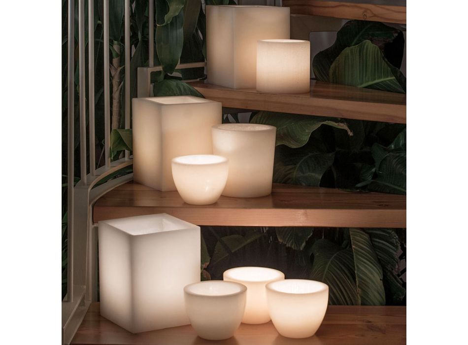 Composição de Lanternas Perfumadas com Tealight Made in Italy 3 Peças - Terna Viadurini