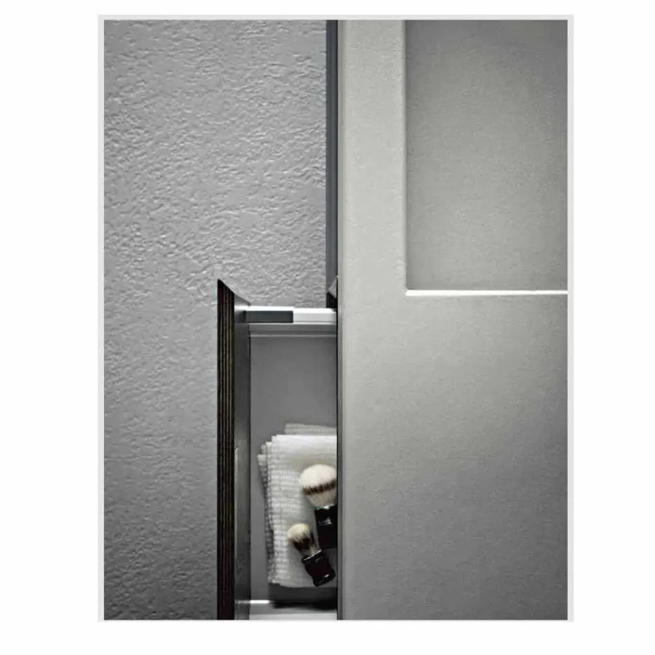 Composição de móveis artesanais para banheiros de design moderno no solo - Farart3 Viadurini