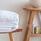 Composição de Móveis de Banheiro em Teca Sólida de Design Moderno - Azina Viadurini