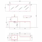 Composição de Móveis de Banheiro Térreo de Design Moderno - Farart1 Viadurini