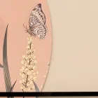 Composição de Painéis de Madeira com Estampa Tropical Fabricado na Itália - Haiti Viadurini