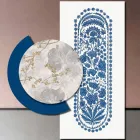 Composição de Pinturas em Madeira com Estampa Abstrata Fabricadas na Itália - Brasil Viadurini