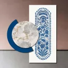 Composição de Pinturas em Madeira com Estampa Abstrata Fabricadas na Itália - Brasil Viadurini