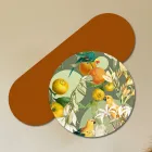 Composição de Pinturas em Madeira com Estampa de Papagaio Fabricadas na Itália - Egito Viadurini