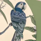 Composição de Pinturas em Madeira com Estampa Tropical Fabricadas na Itália - Jamaica Viadurini