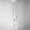 Lâmpadas design suspensão de composição - Lustrini Aldo Bernardi